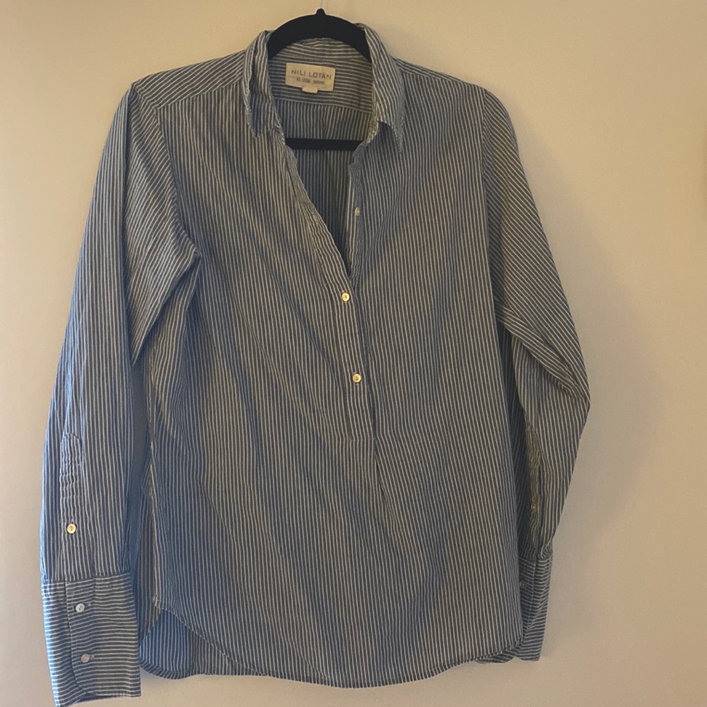 Nili Lotan striped blouse